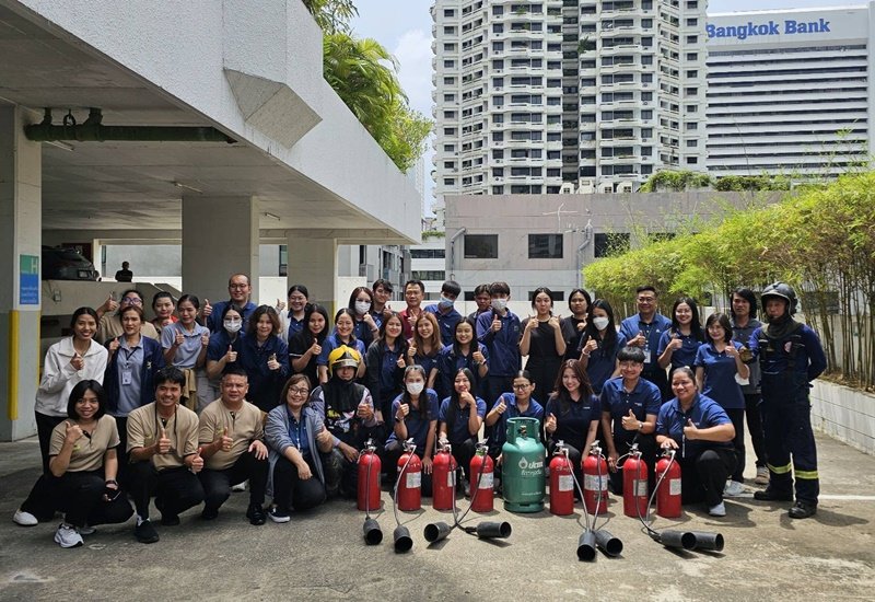 กิจกรรม อบรมดับเพลิงขั้นต้น
